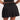 Black | On Model Skirt | Back Adjusted Mid Rise